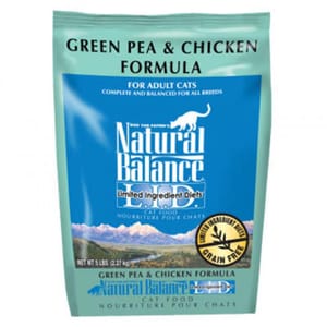 Natural Natural Balance雪山 貓糧 低敏無穀青豌豆雞肉成貓配方 L.I.D Green Pea & Chicken 5lb 5lb  正面圖