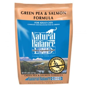 Natural Natural Balance雪山 貓糧 低敏無穀青豌豆三文魚成貓配方 L.I.D Green Pea & Salmon 10lb 10lb 正面圖