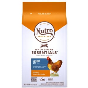 Nutro Nutro 室肉高齡貓糧 雞肉及糙米 3lb 3lb 正面圖