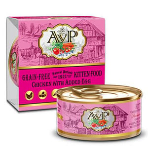 AVP愛威堡 AVP愛威堡 幼貓主食罐 雞肉及雞蛋 Chicken with Added Egg 85g 85g 正面圖