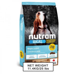 nutram紐頓 nutram紐頓 狗狗體重控制配方 Weight Control I18 11.4kg 4kg 正面圖