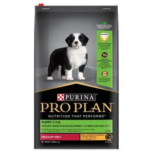 PURINA PURINA PROPLAN 冠能 狗糧 中型幼犬配方 雞肉 15kg 15kg  正面圖