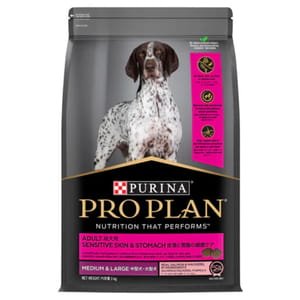 PURINA PURINA PROPLAN 冠能 狗糧 成犬敏感皮膚及腸胃配方 三文魚 3kg 3kg 正面圖