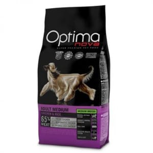 Optima Optima nova 中小型成犬鮮肉配方 Adult Medium 12kg 12kg  正面圖