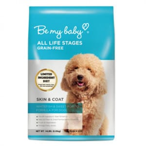 Be Be My Baby 全犬 無穀物白身魚甘薯配方 Whitefish 25lb 25lb 正面圖