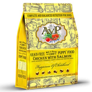 AVP愛威堡 AVP愛威堡 狗糧 無穀物幼犬糧 雞肉三文魚配方 4lb 4lb 正面圖