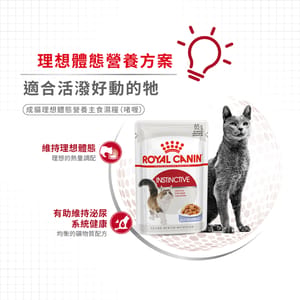 Royal Canin Royal Canin 法國皇家 貓濕糧 成貓理想體態營養主食濕糧  85g 85g  側面圖
