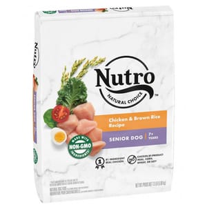 Nutro Nutro 狗糧 高齡犬糧 雞肉及糙米 13lb 13lb 正面圖