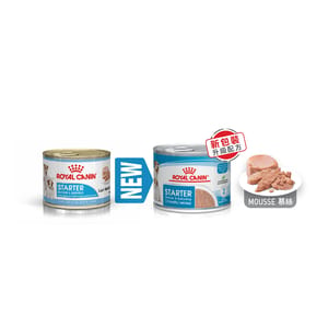 Royal Canin Royal Canin 法國皇家 狗濕糧 健康營養系列 初生犬及母犬營養主食罐頭 初生BB慕絲 195g 195g 正面圖