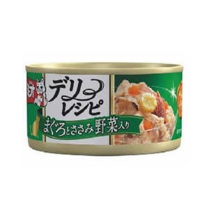 日本Mio三才 日本Mio三才 貓罐頭滋味系列 吞拿魚雞肉及野菜 80g 80g  正面圖