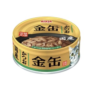 AIXIA AIXIA 愛喜雅 貓罐頭 金缶系列 鰹魚 70g 新舊包裝隨機發貨 70g 正面圖
