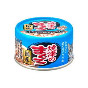 AIXIA AIXIA 愛喜雅 貓罐頭 燒津系列 雞肉吞拿魚及白飯魚 70g 70g 正面圖
