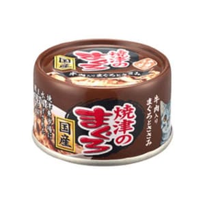 AIXIA AIXIA 愛喜雅 貓罐頭 燒津系列 雞肉吞拿魚及牛肉 70g 70g  正面圖