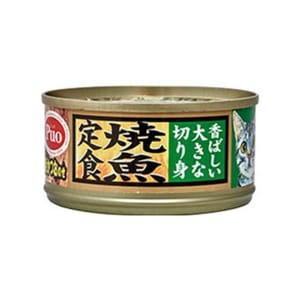 AIXIA AIXIA 愛喜雅 貓罐頭 燒魚定食 吞拿魚燒鰹魚 80g 80g  正面圖