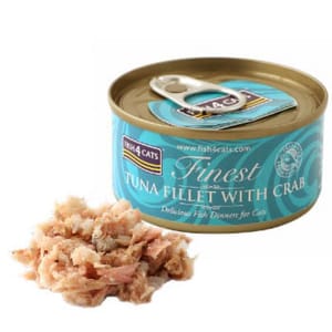 Fish4Cats Fish4Cats Finest貓主食罐 吞拿魚加蟹肉 Tuna Fillet With Crab 70g 70g 正面圖
