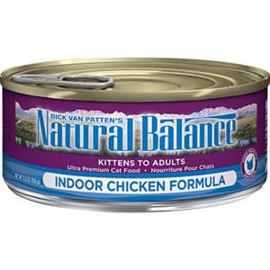Natural Natural Balance雪山 全貓罐頭 室內配方 Indoor Cat 5.5oz 5oz 正面圖