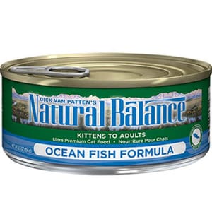 Natural Natural Balance雪山 全貓罐頭 海洋魚配方 Ocean Fish 5.5oz 5oz 正面圖