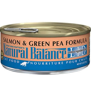 Natural Natural Balance雪山 全貓罐頭 無穀物三文魚青豆 Salmon & Green Pea 5.5oz 5oz  正面圖