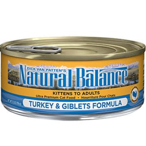 Natural Natural Balance雪山 全貓罐頭 火雞及內臟 Turkey & Giblets 3oz 3oz  正面圖