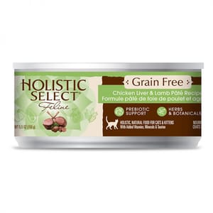 Holistic Holistic Select活力滋 無穀物貓罐頭 雞肉拼羊肉配方 5.5oz 5oz  正面圖