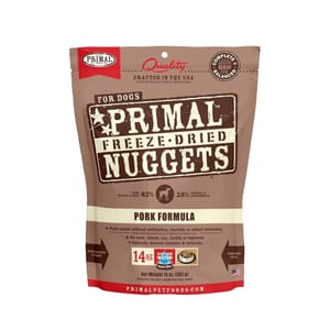 Primal Primal 狗糧 脫水凍乾生肉主食糧 豚肉 14oz 14oz 正面圖