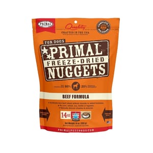 Primal Primal 狗糧 脫水凍乾生肉主食糧 牛肉 14oz 14oz  正面圖