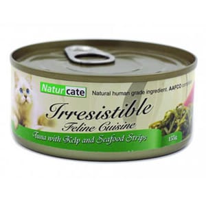 Naturcate Naturcate 貓罐頭 吞拿魚+海藻+海鮮 155g 155g 正面圖