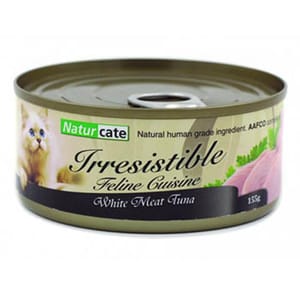 Naturcate Naturcate 貓罐頭 白吞拿魚 155g 155g 正面圖