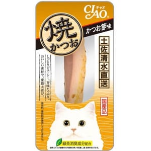 CIAO CIAO 貓零食 日本燒鰹魚條 25g [柴魚風味] 25g  正面圖
