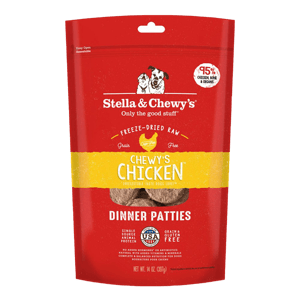 Stella & Chewy's Stella & Chewy's 狗糧 凍乾生肉主糧 籠外鳳凰 雞肉配方 14oz 14oz 正面圖