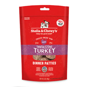 Stella & Chewy's Stella & Chewy's 狗糧 凍乾生肉主糧 火雞誘惑 火雞肉配方 14oz 14oz 正面圖