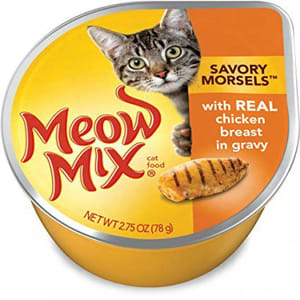 Meow Meow Mix 貓罐頭 雞肉湯汁配方 78g 78g 正面圖