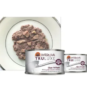 WeRuVa WeRuVa 貓罐頭 主食罐 尊貴系列 羊肉、無骨及去皮鴨胸肉吞拿魚 85g 85g 正面圖