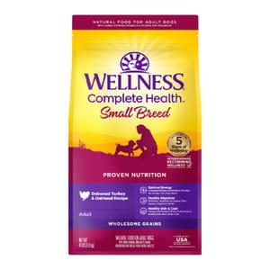 WELLNESS WELLNESS 狗糧 Complete Health GRAINED 小型成犬配方 火雞燕麥 4lb 4lb 正面圖