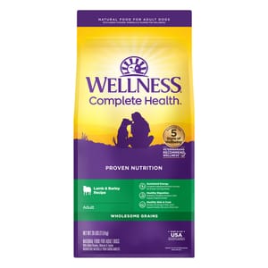 WELLNESS WELLNESS 狗糧 Complete Health GRAINED 成犬配方 羊肉燕麥 5lb 5lb  正面圖