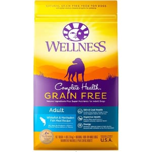 WELLNESS WELLNESS 狗糧 Complete Health 無穀物 GRAIN FREE 鮮魚配方 4lb 4lb  正面圖