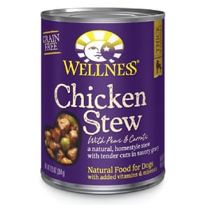 WELLNESS WELLNESS 狗罐頭 Complete Health Grain Free 無穀物 鮮汁燴雞 12.5oz 354g 5oz 正面圖