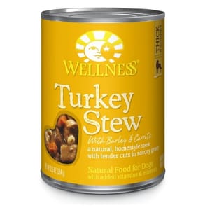 WELLNESS WELLNESS 狗罐頭 Complete Health STEW燜燒煮意系列 火雞薏米甘筍 12.5oz 5oz  正面圖