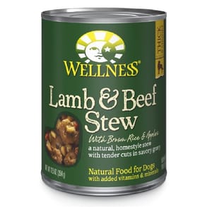 WELLNESS WELLNESS 狗罐頭 Complete Health STEW燜燒煮意系列 羊柳燴牛腩蘋果 12.5oz 354g 5oz  正面圖