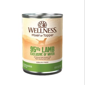 WELLNESS WELLNESS CORE 狗罐頭 95% 無榖物 羊肉配方 13.2oz 374g 2oz  正面圖