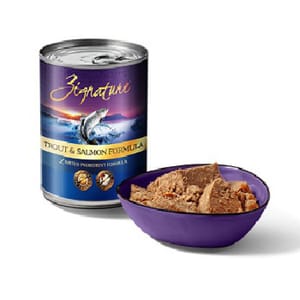 Zignature Zignature 純天然狗罐頭 鱒魚三文魚配方 13oz 13oz  正面圖