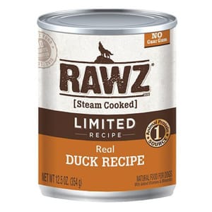 RAWZ RAWZ 狗罐頭 全犬罐頭 單一動物蛋白來源配方 鴨肉 354g 354g  正面圖