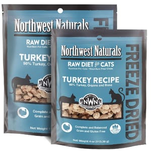 Northwest Northwest Naturals 無穀物凍乾脫水貓糧 火雞 TURKEY DIET FOR CATS 4oz 4oz 正面圖