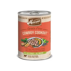 Merrick Merrick 無穀物狗罐頭 牛肉及甜薯配方 Cowboy Cookout 12.7oz 7oz 正面圖