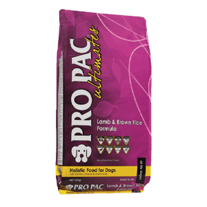 PRO PRO PAC Ultimates 狗糧 全天然系列 成犬配方 羊肉及糙米 5.5lb 2.5kg 5lb 正面圖