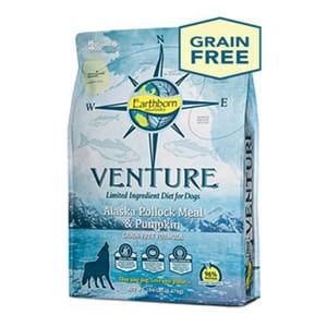 Earthborn Earthborn Holistic Venture 低敏 單一動物蛋白全犬配方 阿拉斯加鱈魚+南瓜 4lb 4lb 正面圖