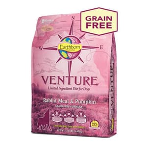 Earthborn Earthborn Holistic Venture 低敏 單一動物蛋白全犬配方 法國兔肉+南瓜 4lb 4lb 正面圖