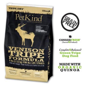 PetKind PetKind 無穀物狗糧 高齡犬 鹿+牛草胃 保健低脂配方 6lb 6lb 正面圖