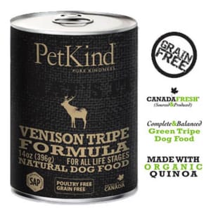 PetKind PetKind That's it! 狗罐頭 鹿藜麥配方 Venison Tripe 14oz 14oz 正面圖