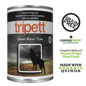PetKind PetKind Tripett 狗罐頭 無穀物野牛草胃配方 Green Bison Tripe 12oz 12oz 正面圖